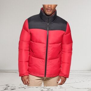 Club‎ Room Men Colorblocked Puffer Winter Jacket Ultra Loft Warm Water-Resistant